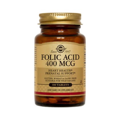 
      Solgar Folic Acid 400mcg 100 ταμπλέτες
    