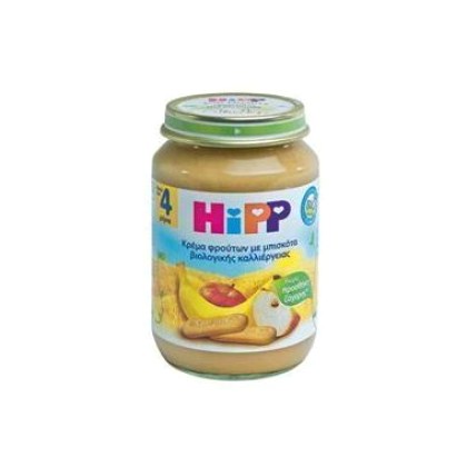 
      Hipp Κρέμα Φρούτων με Μπισκότα 190gr
    