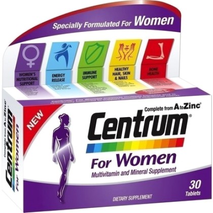 
      CENTRUM Women Πολυβιταμίνη A to Zinc για Γυναίκες (30 δισ