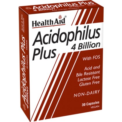 
      Health Aid Acidophilus Plus 30 κάψουλες
    