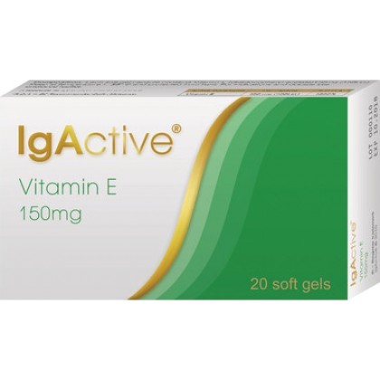 
      IgActive Vitamin E 150mg 20 μαλακές κάψουλες
    