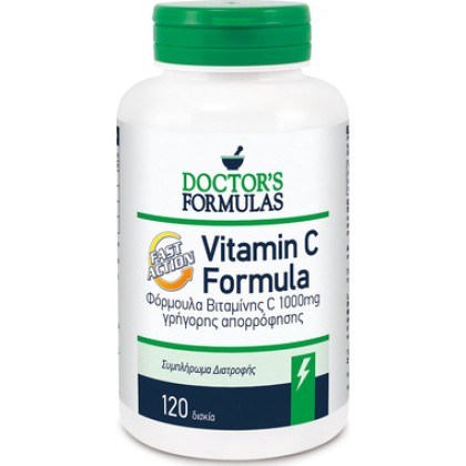 
      Doctor's Formulas Vitamin C Fast Action 1000mg 120 κάψουλ