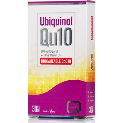 
      Quest Ubiquinol 100mg + Vitamin B6 30 ταμπλέτες
    