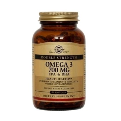 
      Solgar Omega 3 Double Strength 700mg 30 μαλακές κάψουλες
