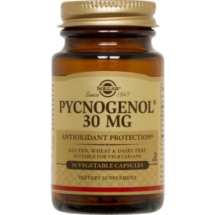 
      Solgar Pycnogenol 30mg 30 φυτικές κάψουλες
    
