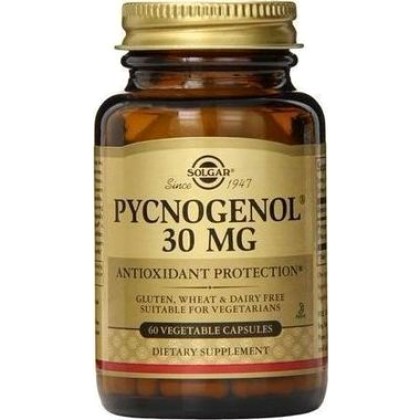 
      Solgar Pycnogenol 30mg 60 φυτικές κάψουλες
    