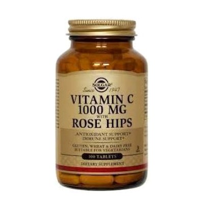 
      Solgar Vitamin C 1000mg with Rose Hips 100 ταμπλέτες
    