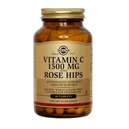 
      Solgar Vitamin C 1500mg with Rose Hips 90 ταμπλέτες
    