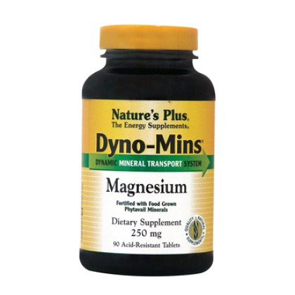 
      Nature's Plus Dyno-Mins Magnesium 250mg 90 ταμπλέτες
    