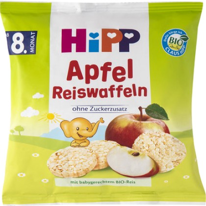 
      Hipp Ρυζογκοφρετάκι με Γεύση Μήλου (περιέχει περίπου 15τμ