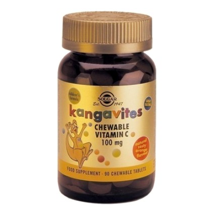 
      Solgar Kangavites Vitamin C 100mg 90 μασώμενες ταμπλέτες 
