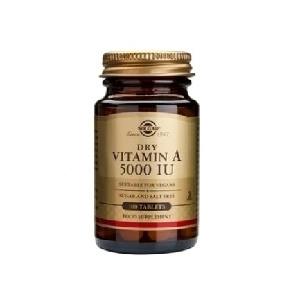 
      Solgar Vitamin A 5000 IU 100 ταμπλέτες
    