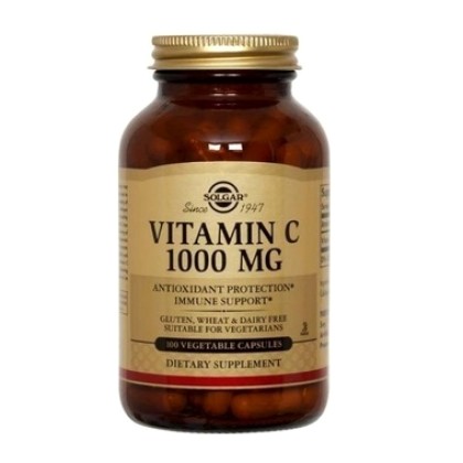
      Solgar Vitamin C 1000mg 100 φυτικές κάψουλες
    