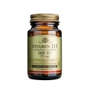 
      Solgar Vitamin D3 (Cholecalciferol) 600IU 60 φυτικές κάψο