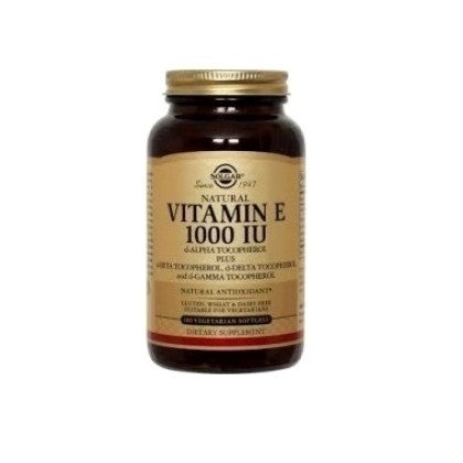 
      Solgar Vitamin E 1000iu 100 μαλακές κάψουλες
    