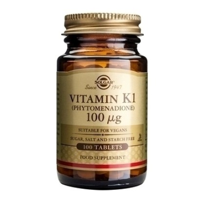 
      Solgar Vitamin K1 100mg 100 ταμπλέτες
    