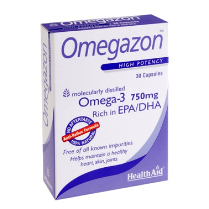 
      Health Aid Omegazon 750mg 30 κάψουλες
    