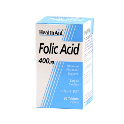
      Health Aid Acid Folic 400mg 90 ταμπλέτες
    