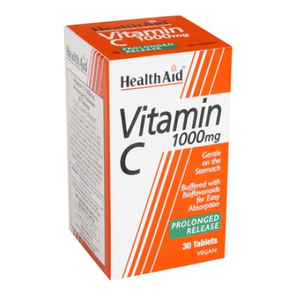 
      Health Aid Vitamin C 1000mg Prolonged Release 30 ταμπλέτε