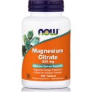 
      NOW MAGNESIUM CITRATE 200 MG VEGET.100 TABS
    