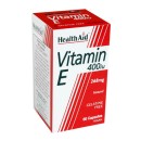 
      Health Aid Vitamin E 400IU 30 φυτικές κάψουλες
    