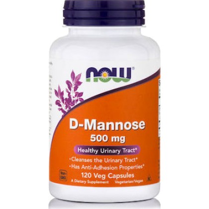 
      NOW D-MANNOSE 500 MG - 120 CAPS
    