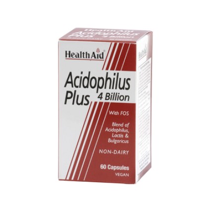 
      Health Aid Acidophilus Plus 60 κάψουλες
    