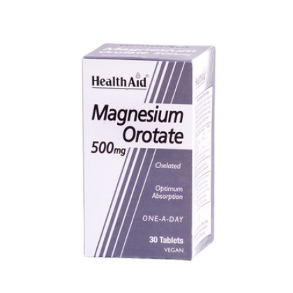 
      Health Aid Magnesium Orotate 500mg 30 ταμπλέτες
    