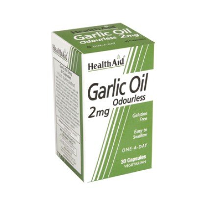 
      Health Aid Garlic Oil 2mg 30 φυτικές κάψουλες
    