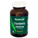 
      Health Aid Cranberry Extract 5000mg 60 ταμπλέτες
    