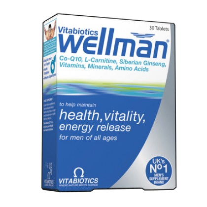 
      Vitabiotics Wellman 30 ταμπλέτες
    