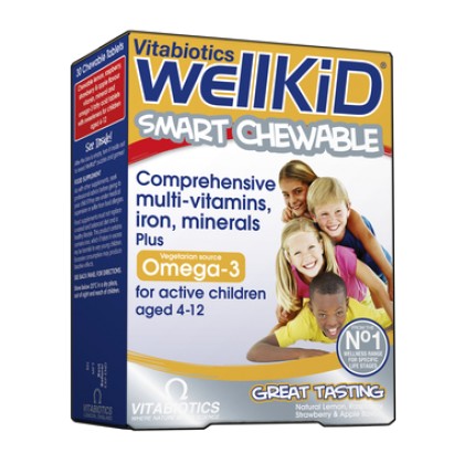 
      Vitabiotics Wellkid 30 μασώμενες ταμπλέτες
    