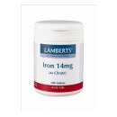 
      Lamberts Iron 14mg (Citrate) 100 ταμπλέτες
    