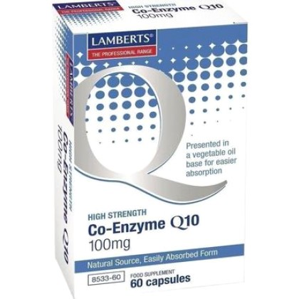 
      Lamberts Co-Enzyme Q10 100mg 60 κάψουλες
    