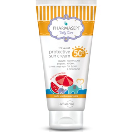 
      Pharmasept Tol Velvet Protective Sun Cream SPF50+ 150mL
 