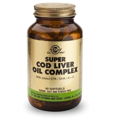 
      Solgar Super Cod Liver Oil Complex 60 μαλακές κάψουλες
  