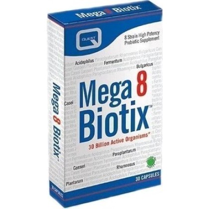 
      Quest Mega 8 Biotix 30 κάψουλες
    