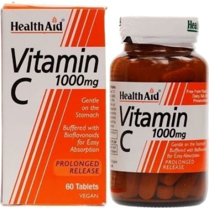 
      Health Aid Vitamin C 1000mg Prolonged Release 60 ταμπλέτε