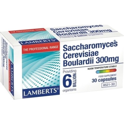 
      Lamberts Saccrharomyces Cerevisiae Boulardii 300mg 30κάψο