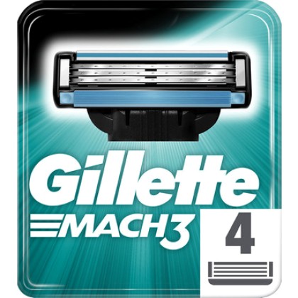 
      Gillette Ανταλλακτικά Mach 3 (4 τεμάχια)
    