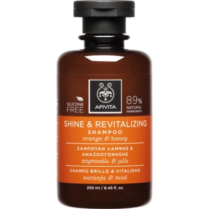 
      Apivita Shine & Revitalizing Shampoo Σαμπουάν Λάμψης & Αν