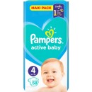 
      Pampers Active Baby Maxi Pack Νο 4 (9-14kg) 58τμχ
    