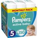 
      Pampers Active Baby Monthly Box No 5 (11-16kg) 150τμχ
   
