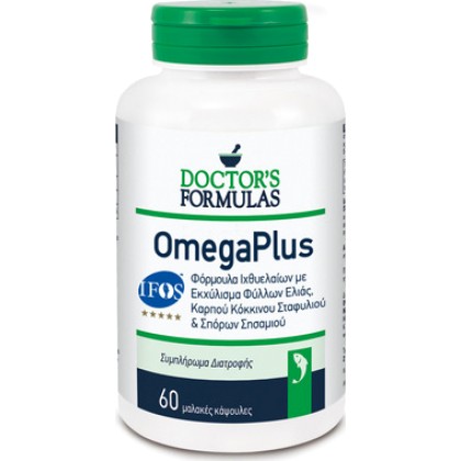 
      Doctor's Formulas OmegaPlus 60 μαλακές κάψουλες
    