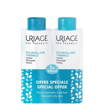 
        Uriage Thermal Micellar Water Normal & Dry Skin 2x500ml
