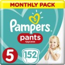
      Pampers Monthly Pack Pants Νο 5 (12-17kg) 152τμχ
    
