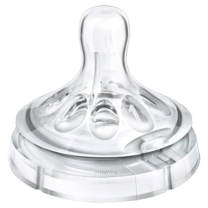 
      Philips Avent Natural Nipple Slow Flow 1m+ 2τμχ
    