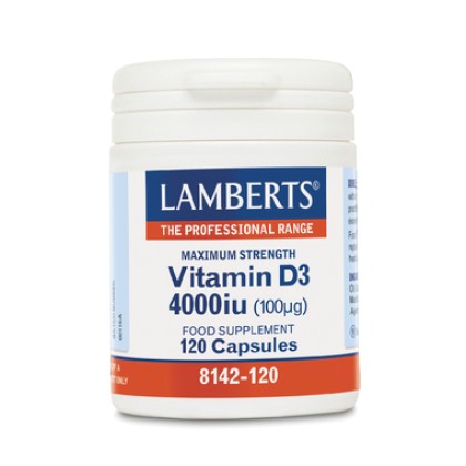
      Vitamin D3 4000 iu 120 caps 
    