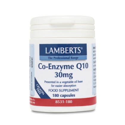 
      Co-Enzyme Q10 30mg 30 caps  
    