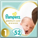 
      Pampers Premium Care Value Pack Νo 1 (2-5kg) 52τμχ
    
